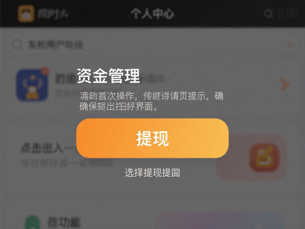 中欧体育提现步骤教学,简单几步完成操作 (中欧体育提现步骤教学,轻松几步完成资金操作) 选择提现选项
在个人中心内,找到“资金管理”或“
