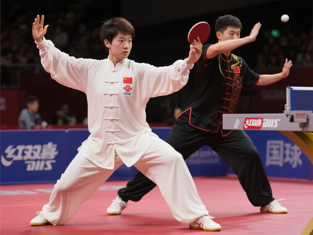 反观中国，体育运动往往蕴含着深厚的文化内涵。武术作