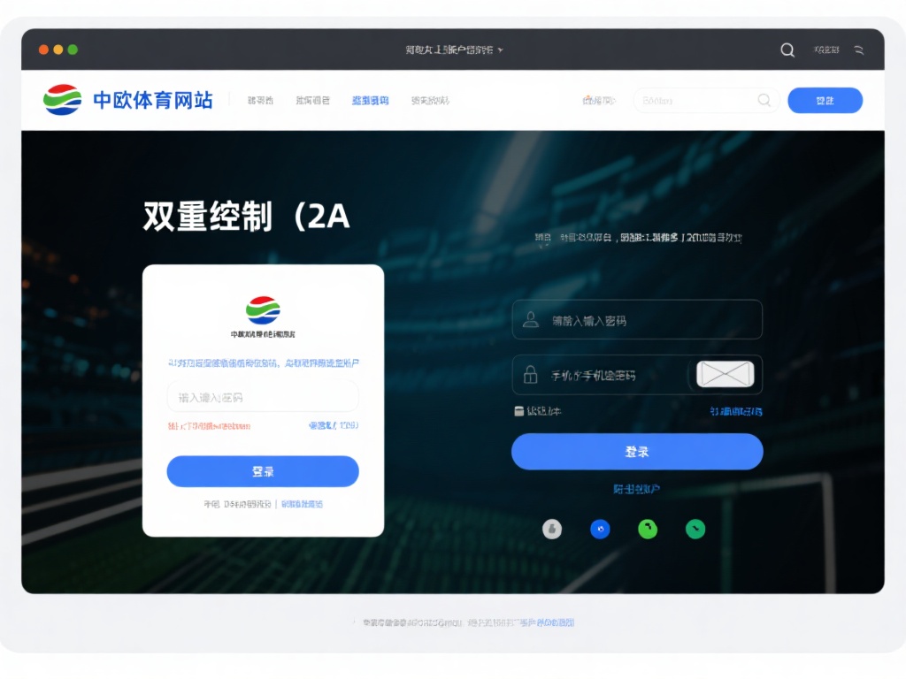 许多平台，包括中欧体育官网，都提供了双重认证（2F